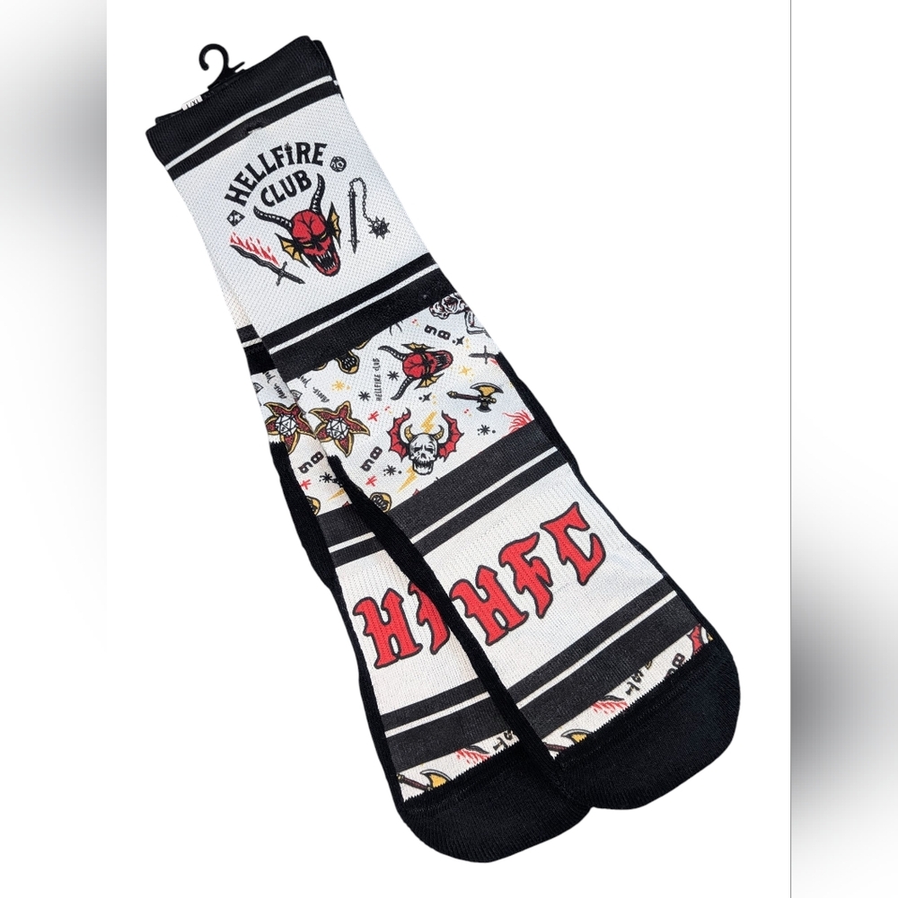 🆕 Stranger Things Hellfire Club Men's Socks